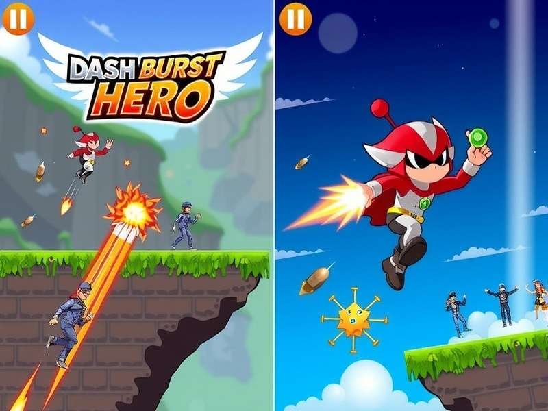 Dash Burst Hero art style comparison