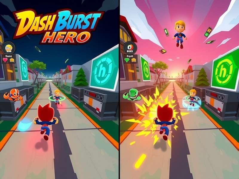 Dash Burst Hero gameplay screenshot